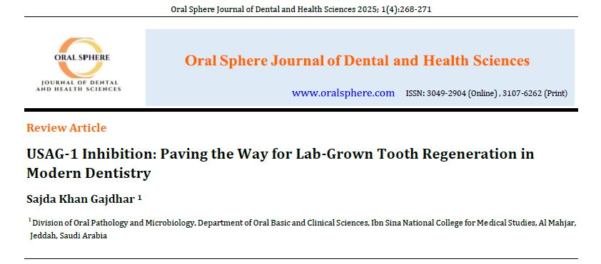 Image of USAG-1 Inhibition: Paving the Way for Lab-Grown Tooth Regeneration in Modern Dentistry
